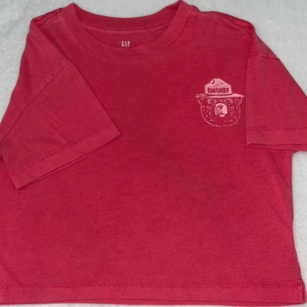 Gap Teens Smokey The Beer Pink Baby Tee